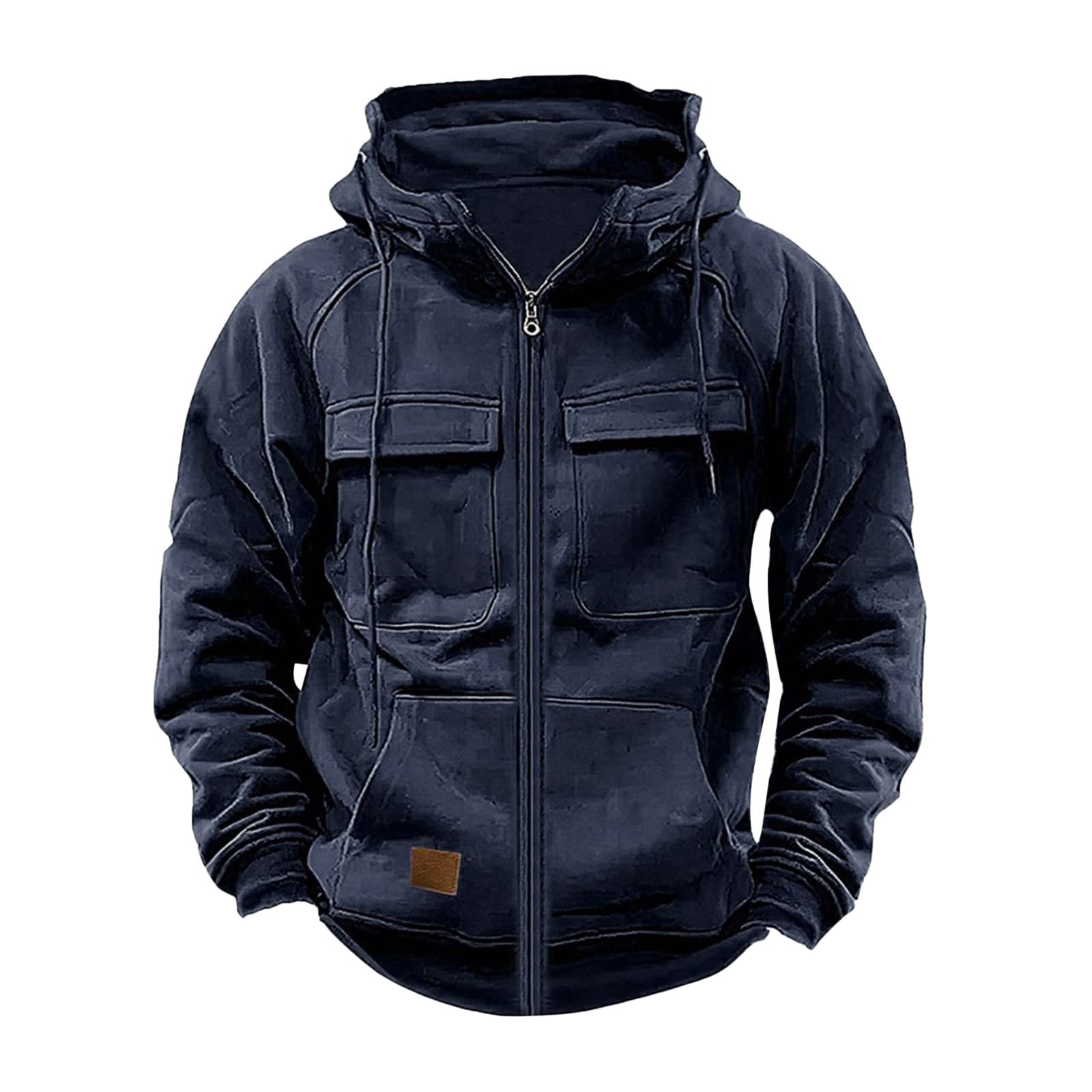 Last Day 60% Off - Men's Loose Fit Half Zip Sweatshirt Hoodie