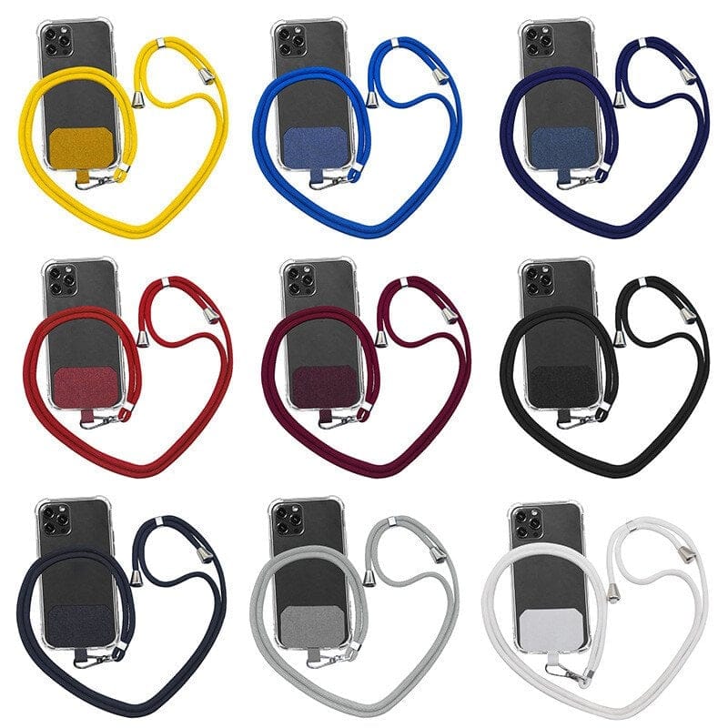 Universal Crossbody Nylon Patch Phone Lanyards
