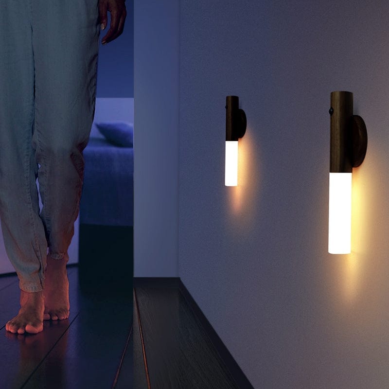 Eco Wood Smart Sensor LED Torch