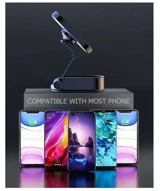 Last Day Promotion 49% OFF - Alloy Folding Magnetic Car Phone Holder