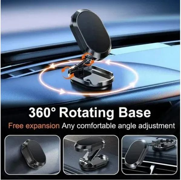 Last Day Promotion 49% OFF - Alloy Folding Magnetic Car Phone Holder