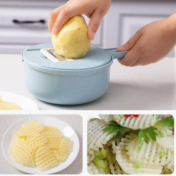 (CHRISTMAS EARLY SALE-48% OFF) 12Pcs/Sets Multi-Function Vegetable Slicer