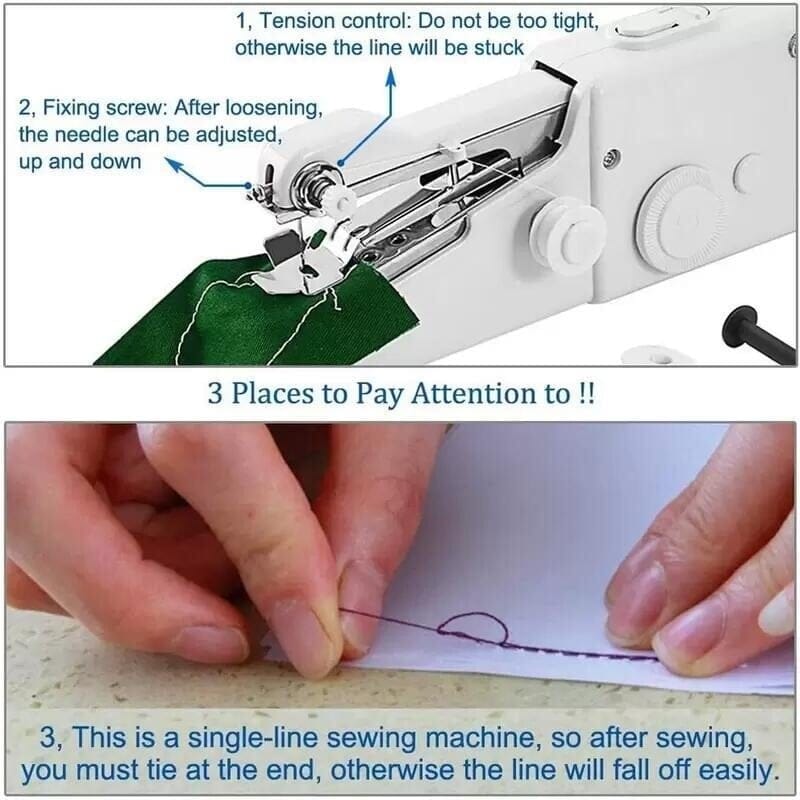 LAST DAY-50% OFFPortable Handheld Sewing Machine