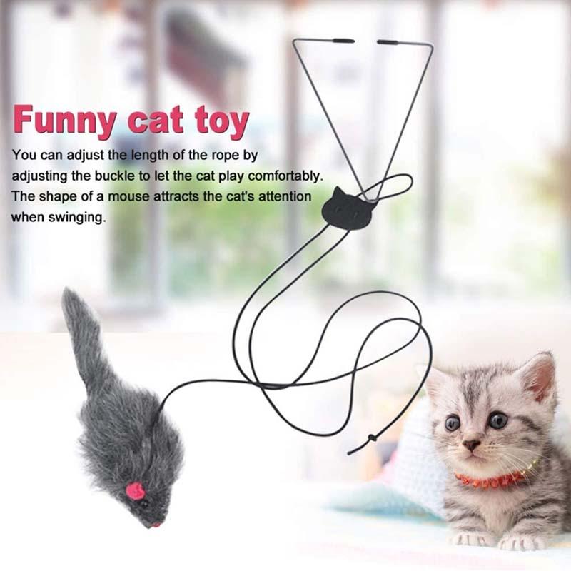EARLY XMAS SALE 49% OFFHanging Door Bouncing Mouse Cat Toy