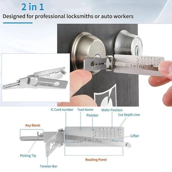 Buy 2 Free shipping - 49% OFFStainless Steel Key Decoder