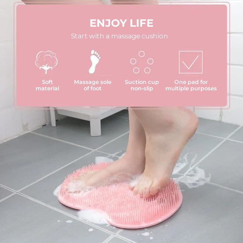 (CHRISTMAS EARLY SALE-48% OFF) Shower Foot & Back Scrubber, Massage Pad