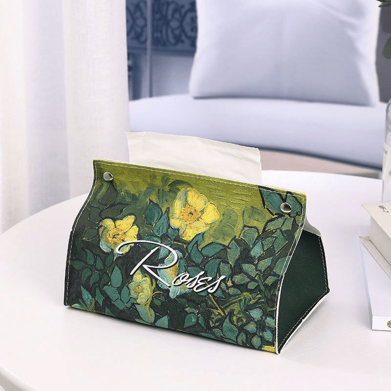(CHRISTMAS SALE NOW-48% OFF)Oil Painting Tissue Box(BUY 5 FREE SHIPPING TODAY!)