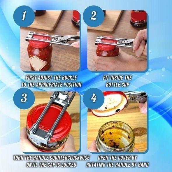 49% OFFAdjustable Multifunctional Stainless Steel Can Opener