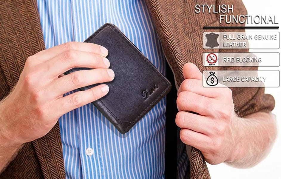 Last Day Promotion-75% OFF-RFIDGenuine Leather Wallet for Men
