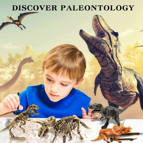 (LAST DAY SALE-48% OFF) Dinosaur Fossil Digging Kit--Buy 2 Free Shipping