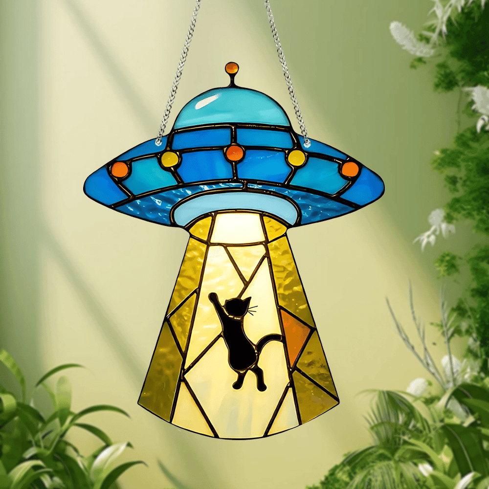 UFO Window Decorations  Alien UFO Abduction Window Decorations