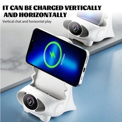 Mini chair wireless fast charger multifunctional phone holder