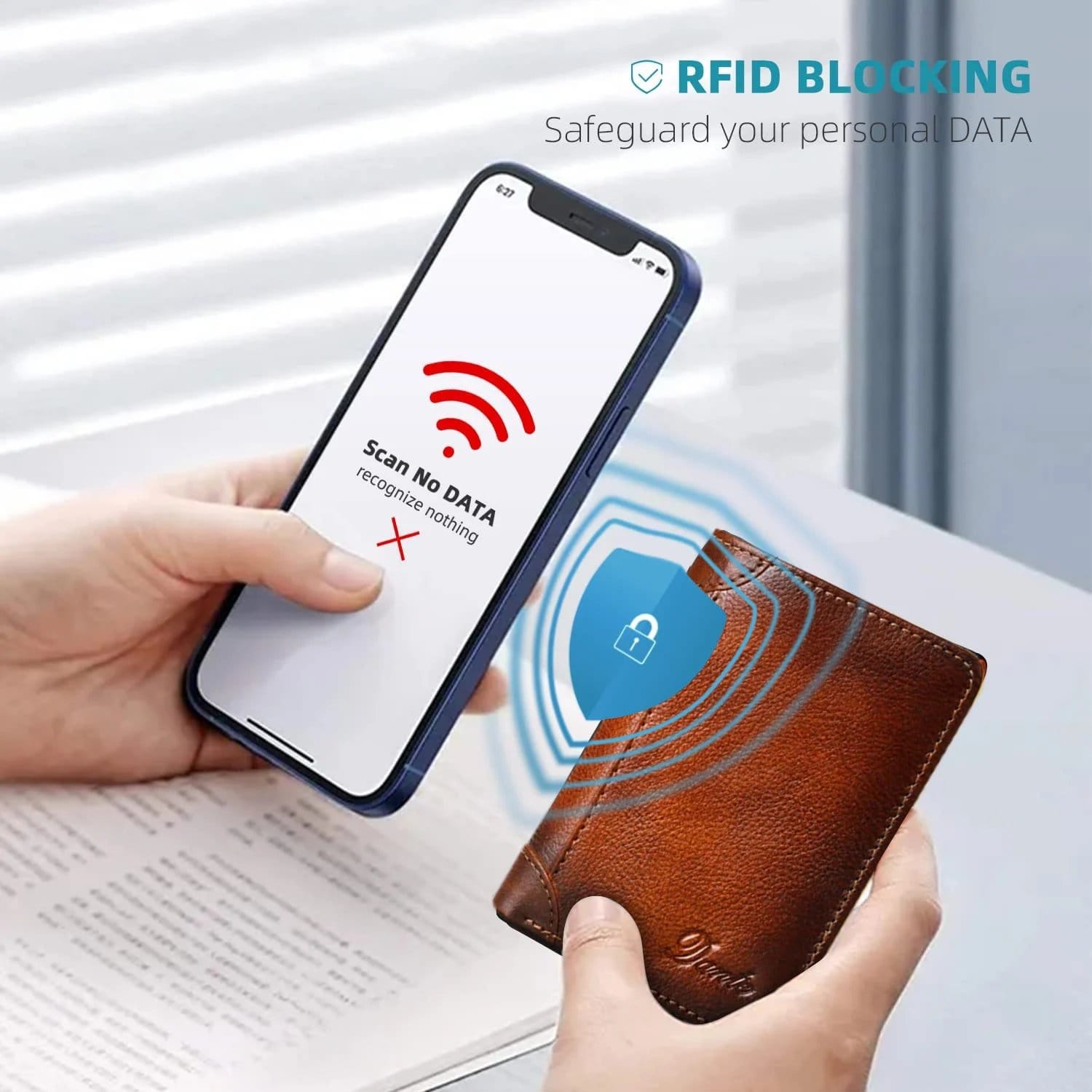 Last Day Promotion-75% OFF-RFIDGenuine Leather Wallet for Men