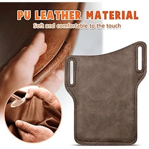 HOT SALE - 49% OFF - Universal leather belt clip phone waist bag