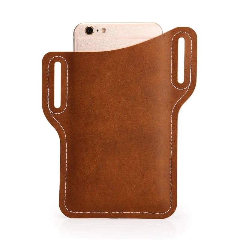 HOT SALE - 49% OFF - Universal leather belt clip phone waist bag
