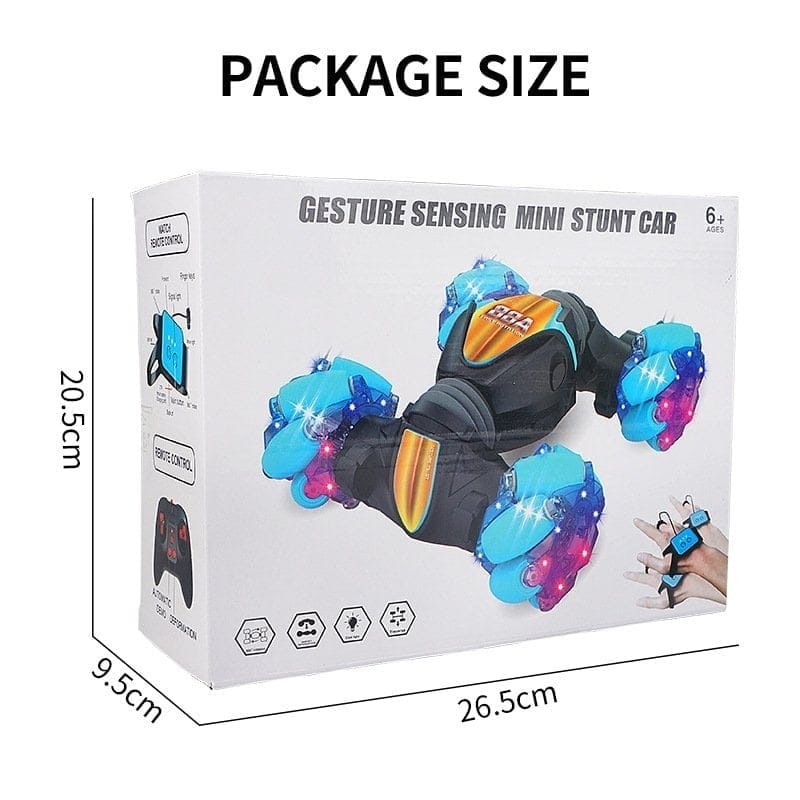 Last Day 70% OFFGesture Sensing RC Stunt Car With Light & Music