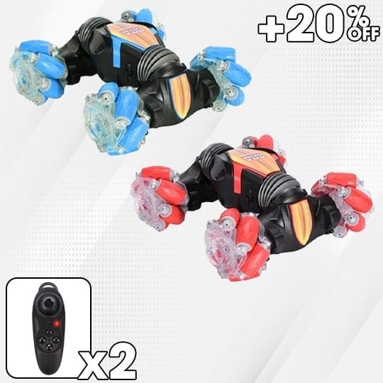 Last Day 70% OFFGesture Sensing RC Stunt Car With Light & Music