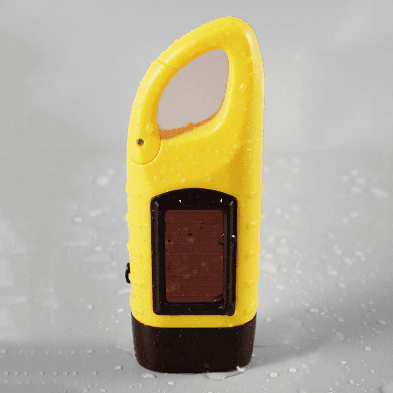 High Brightness Portable Outdoor Solar Powered Flashlight