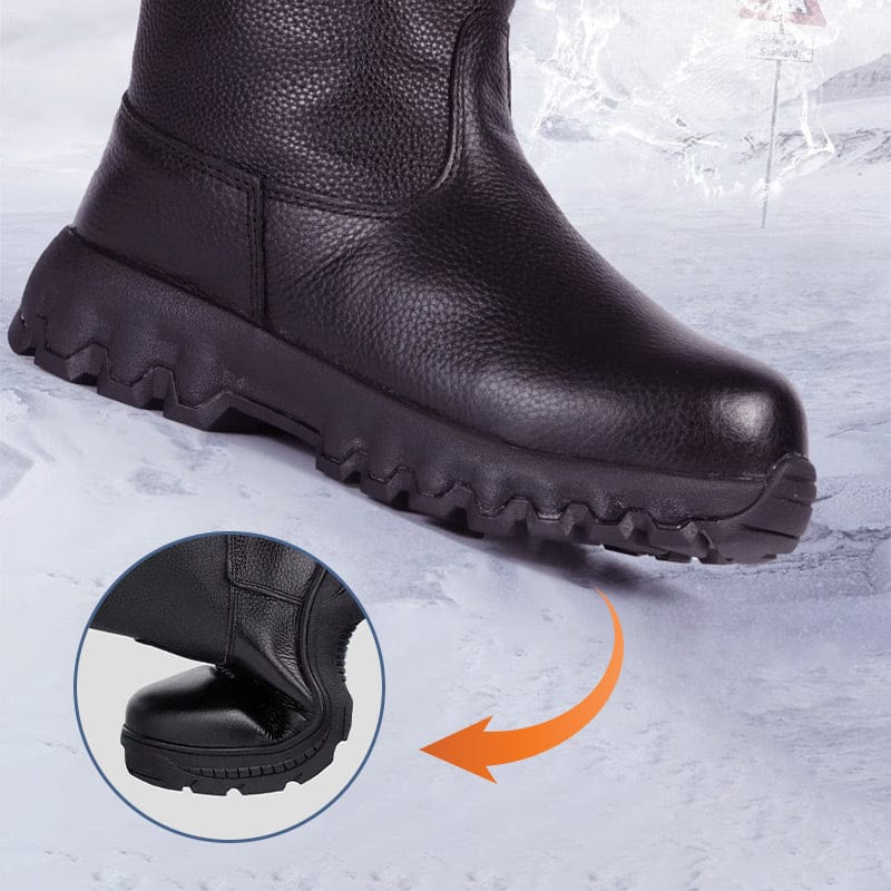 Winter Specials Plush Lining Warm Leather Snow Boots