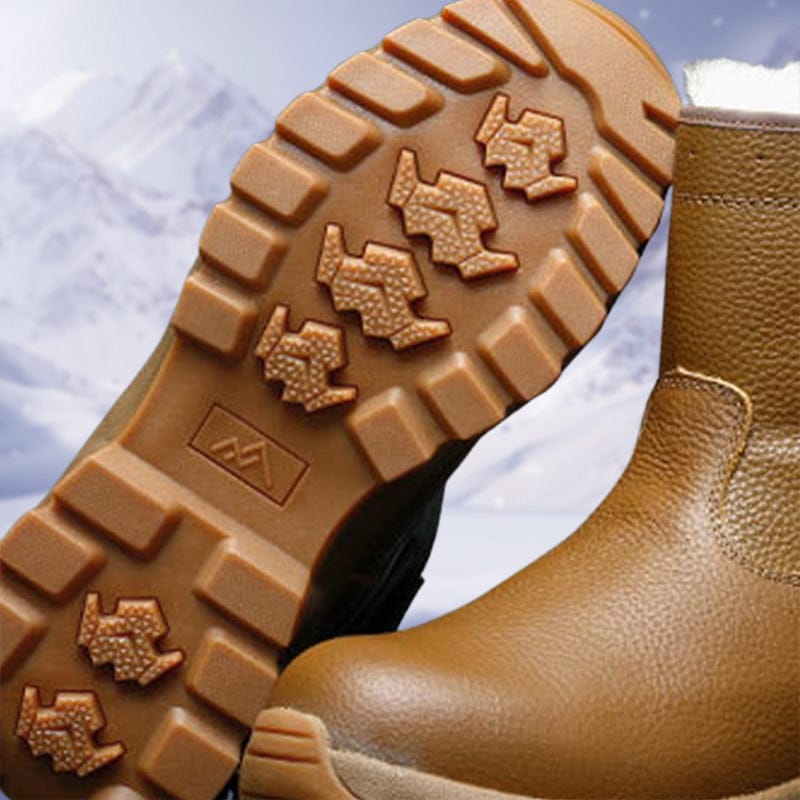 Winter Specials Plush Lining Warm Leather Snow Boots