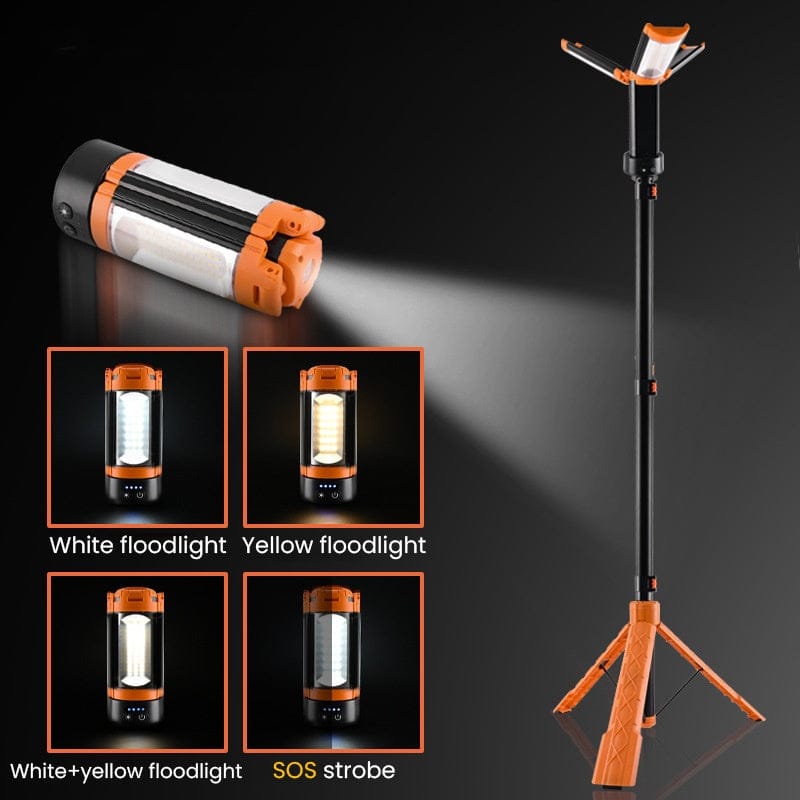 2025 HOT SALERechargeable Folding LED Camping Light with Stand