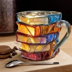 Handmade 3D reading happiness mug - Original